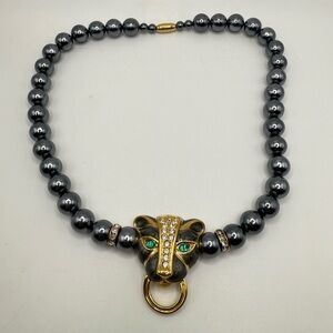 Vintage K.J.L. for Avon Panther Necklace